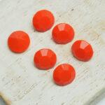 8 mm Preciosa crystal chaton Coral x 6 pc(s)