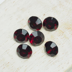 8 mm Preciosa crystal chaton Garnet x 6 pc(s)