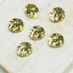 8 mm Preciosa crystal chaton Jonquil x 6 pc(s)