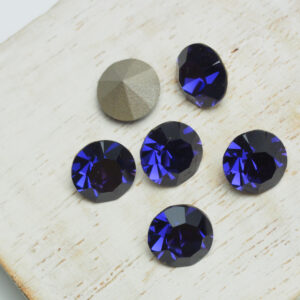 8 mm Preciosa crystal chaton Purple Velvet x 6 pc(s)