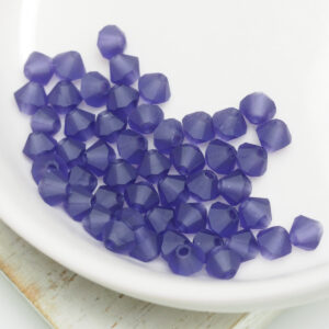 4 mm Preciosa bicone beads