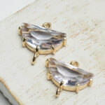 14x16 mm ballerina tutu crystal connector Violet x 4 pc(s)