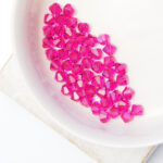 4 mm Preciosa bicone beads Fuchsia x 50 pc(s)