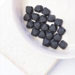 6 mm Preciosa bicone beads Jet Matt x 25 pc(s)