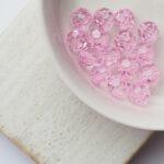 6 mm Preciosa faceted round beads Pink Sapphire x 15 pc(s)