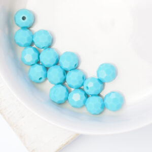 6 mm Preciosa faceted round beads