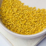 Miyuki Delica 11/0 beads nr. 2302 Matte Opaque Glazed Citron x 5 g