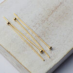 0.6x35 mm gold-colored ball pin x 30 pc(s)