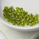 3 mm Preciosa bicone beads Olivine x 50 pc(s)