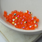 3 mm Preciosa bicone beads Sun AB x 50 pc(s)