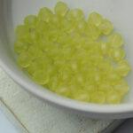 4 mm Preciosa bicone beads Jonquil Matt x 50 pc(s)