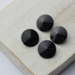 10 mm Preciosa rivoli Jet x 4 pc(s)