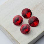 10 mm Preciosa rivoli Light Siam x 4 pc(s)