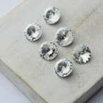 8 mm Preciosa rivoli Crystal  x 6 pc(s)