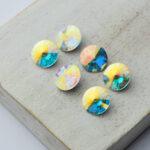 8 mm Preciosa rivoli Crystal AB x 6 pc(s)