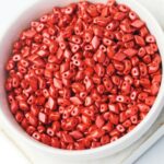 4x6 mm Mini GemDuo Chalk Lava Red x 10 g