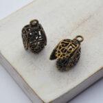11x17 mm Antique bronze pendant holder Magic Garden x 1 pc(s)