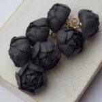 70 mm flower dangle Black x 2 pc(s)