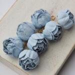 70 mm flower dangle Light Blue x 2 pc(s)