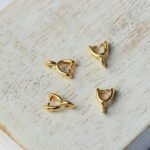 7.5 mm Little pendant holder gold colored x 4 pc(s)