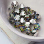 6 mm Preciosa bicone beads Crystal Vitrail Medium x 25 pc(s)