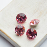 10 mm Preciosa chaton Light Rose x 4 pc(s)