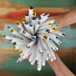 Preciosa Pencil with chaton Different  colors x 5 pc(s)