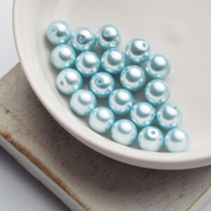 6 mm round Preciosa pearls