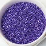 11/0 Miyuki delica 2510 Duracoat Galvanized Lilac Night x 5 g