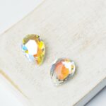 11x16 mm pear glass pendant Crystal Shimmer x 2 pc(s)