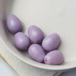 8x11 mm Glass drop Lilac x 6 pc(s)