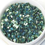 Miyuki Half Tila 468 Metallic Green Iris x 5 g