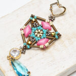 BORINAGE earrings beading tutorial