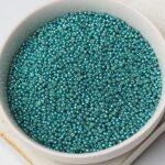 15/0 Miyuki seed beads 4217 Duracoat Galvanized Dark Seafoam x 5 g