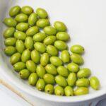 4x6 mm Rice pearls 48565 Pea Green x 50 pc(s)