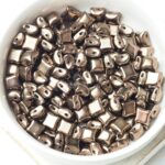 8x8 mm WibeDuo® 23980/14415 Jet Bronze x 25 pc(s)