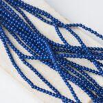 2 mm Round Glass beads Royal Blue x 100 pc(s)
