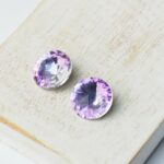 12 mm round glass cabochon Vitrail Light x 2 pc(s)