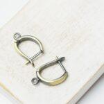 13x20 mm Antique Bronze Leverback Earrings x 2 pc(s)