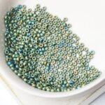 11/0 Miyuki seed beads 2008 Matted Metallic  Patina Iris x 5 g