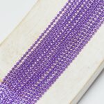 1.5 mm Blue Violet Ball chain x 2 m