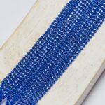 1.5 mm Royal Blue Ball chain x 2 m