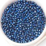 3 mm Fire-polished round beads 23980-34629 Jet Dark Blue x 100 pc(s)