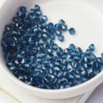 4 mm Preciosa bicone beads Montana x 50 pc(s)