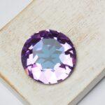 27 mm round glass cabochon Vitrail Light x 1 pc(s)