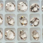 8 mm Preciosa Pure chaton Gold Quartz x 6 pc(s)