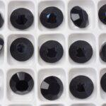 8 mm Preciosa Pure chaton Jet x 6 pc(s)