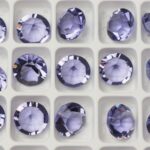 8 mm Preciosa Pure chaton Tanzanite x 6 pc(s)