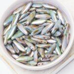 5x16 mm Dagger 03000-65431 Chalk White Blue Luster x 25 pc(s)