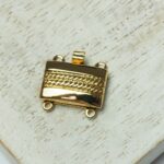 8.5x13 mm Neumann Elegant clasp Gold colored  x 1 pc(s)